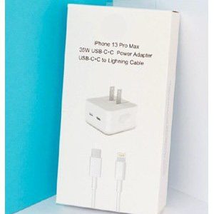 Cargador cubo 35W doble con cable
