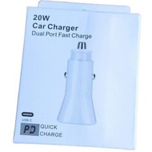Cargador de auto 20W PD