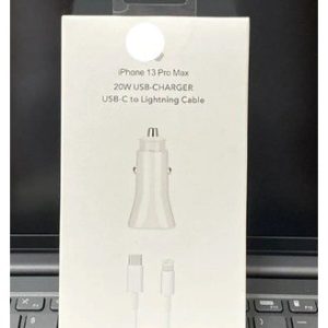 Cargador de auto 20W PD con cable