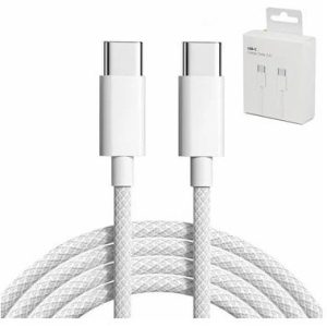 Cable Apple tipo C a tipo C trenzado 1 m 60W